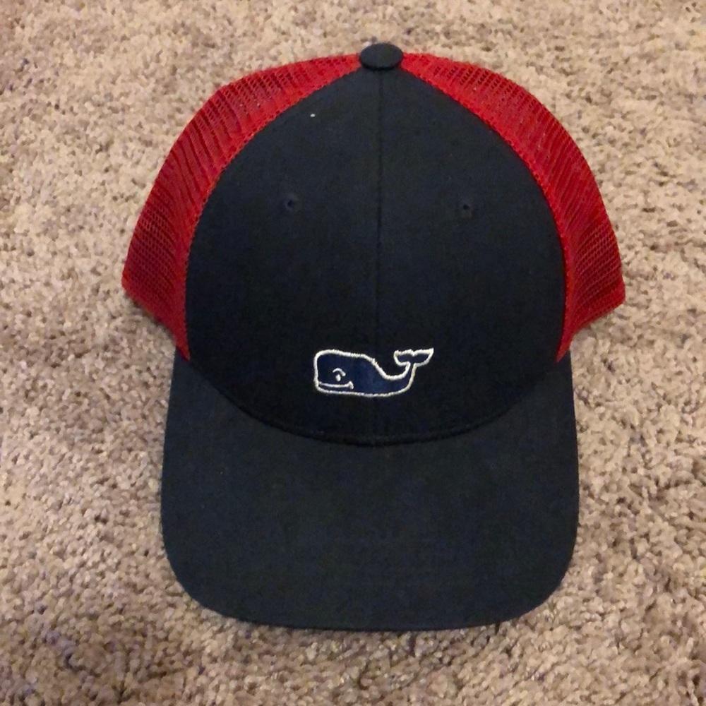 Red and Blue Vineyard Vines Hat